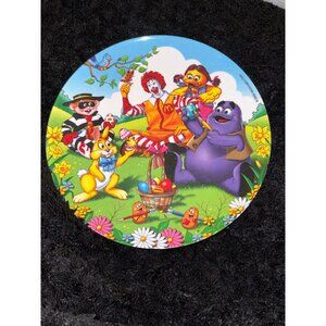 Vintage 2000 McDonalds Easter Bunny Collectors Plate Ronald McDonald Grimace